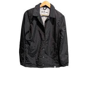 American Giant Black Nylon Shell Cotton Lined Men's Activewear Jacket Size XS‎